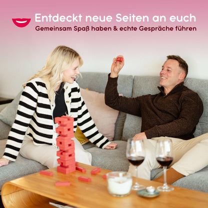 Wackelturm Spiel Erwachsene - love blocks.